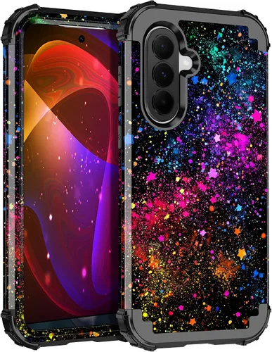 Vista 84 de Miqala Funda para Galaxy A14 5G, que brilla en la oscuridad, tres capas, resistente, a prueba de golpes, protección completa, parachoques