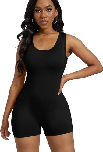 Vista 4 de Alaroo - Catsuit corto de una pieza para mujer