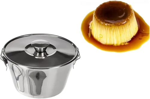 Vista 2 de ibili Molde para pudín con tapa, plata, 6.3 in, 2 piezas