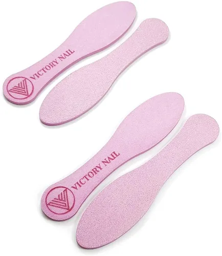 Vista 7 de 1PCS lima de pie rosa de cerámica de grano medio y áspero eliminación de callos de doble cara