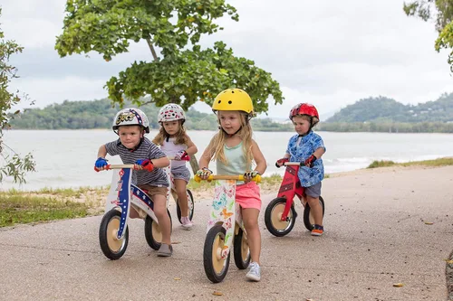 Vista 2 de Kiddimoto - Cycling Gloves Fingerless Gloves for Kids Perfect for Bike, Scooter & Skateboard Ideal for Boys and Girls Available in Different