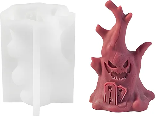 Vista 14 de Moldes de silicona para velas cruzadas, molde de fundición de resina para hacer velas religiosas, yeso de arcilla polimérica