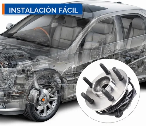 Vista 3 de PAROD Par 515003 Conjunto de cojinete de cubo de rueda delantera