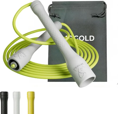 Vista 15 de Cuerda de Saltar para Entrenamiento, Cuerda de Saltar de PVC de 5mm, Longitud Ajustable con Manijas a Prueba de Rompimiento, Ideal