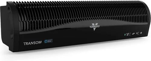 Vista 10 de [Usado] Ventilador de ventana Vornado TRANSOM con 4 velocidades, control remoto, modo de extracción reversible, carcasa resistente a la intemperie