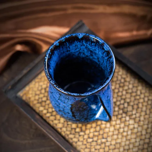 Vista 4 de Taza Calentadora de Manos de Cerámica de 18 oz, Taza de Café Calentadora de Manos Novedosa, Taza de Té, Mantén Tus Manos Calientes, Calentador