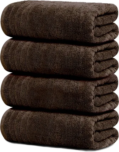 Vista 20 de Tens Towels Paquete de 4 toallas de baño extra grandes de 30 x 60 pulgadas, 100% algodón, más grandes y ligeras, más rápidas de secar, súper suaves
