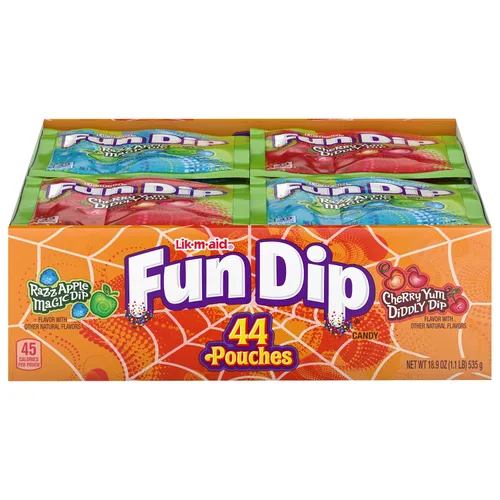 Vista 8 de Fun Dip Caramelo, Halloween Trick or Treat Razz Apple Magic Dip & Cherry Yum Diddly Dip bolsas de dulces, 44