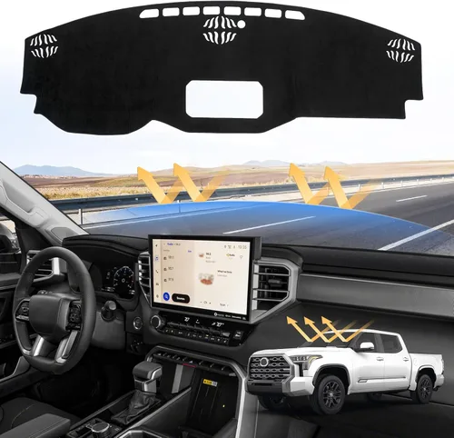 Vista 43 de Sunsdrew - Cubierta de salpicadero para Dodge Ram 1500 2500 3500 2010-2018