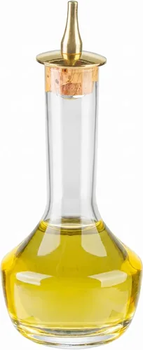Vista 15 de Restaurantware Bar Lux - Botella amarga de 3.5 onzas, 1 vaso amargo de grado profesional, con tapa Dasher chapada en cobre para cócteles o postres