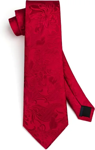 Vista 247 de Corbatas florales tejidas clásicas para hombre, corbata cuadrada de bolsillo, corbatas formales para hombres, boda con pañuelo