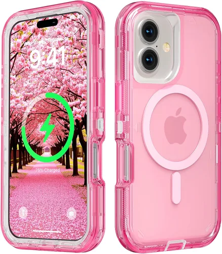 Vista 46 de Follaroma Funda para iPhone 11, Compatible con MagSafe, Fundas de Teléfono de Protección Resistente a Prueba de Golpes de Servicio Pesado