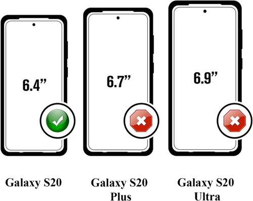 Vista 7 de Funda para Galaxy S20 (6.2 pulgadas), resistente de cuerpo completo, protección contra caídas de grado militar, funda para cinturón para hombres