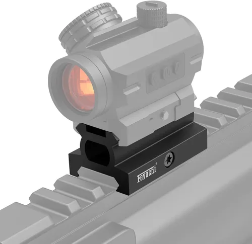 Vista 6 de Feyachi Picatinny Rail Riser Mount, 0.75"/0.83"/0.95"/1" High,3 Slots/5 Slots Riser Mount for Red Dot Sight