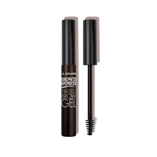 Vista 2 de L.A. COLORS Browie Wowie - Gel para cejas tintado, marrón oscuro CBG413