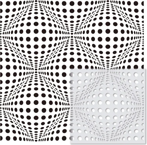 Vista 4 de 32 plantillas geométricas de 6 x 6 pulgadas, plantillas de pintura de mandala para álbumes de recortes, galletas, azulejos, muebles, decoración