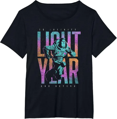 Vista 25 de Disney Pixar Lightyear Buzz Lightyear To Infinity And Beyond Camiseta, Negro