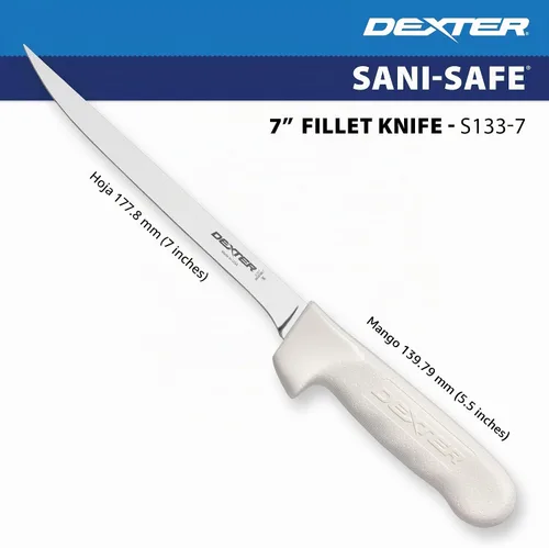 Vista 5 de dexter-russell (S133 – 7pcp) – 7" cuchillo de filete – sani-safe Series