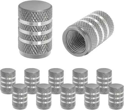 Vista 18 de 12 PCS tapones para válvulas de neumáticos de automóvil, tapas herméticas, universales para automóviles, bicicletas, motocicletas, SUV, accesorios