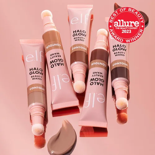 Vista 5 de e.l.f. Halo Glow Contour Beauty Wand, varita de contorno líquida para un aspecto naturalmente esculpido, fórmula que se puede construir, vegana