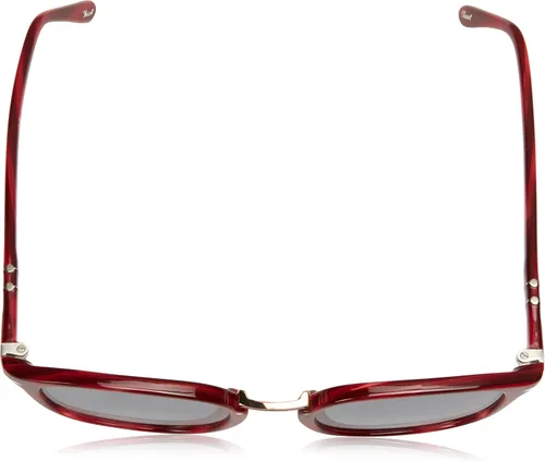 Vista 4 de Persol PO3186S - Gafas de sol redondas, HabanaMarrón Polarizado