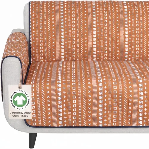 Vista 20 de Molly Mutt Protector de muebles antideslizante de 2 plazas y funda de sofá para perros y mascotas, funda de lona de algodón 100% orgánico