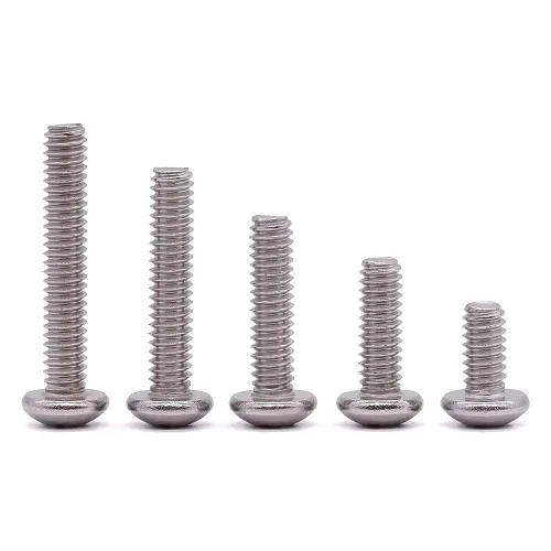 Vista 6 de Tornillo de máquina de cabeza cilíndrica #2-56 x 1/4", ranurado Phillips, acero inoxidable 304 18-8, acabado brillante, rosca completamente