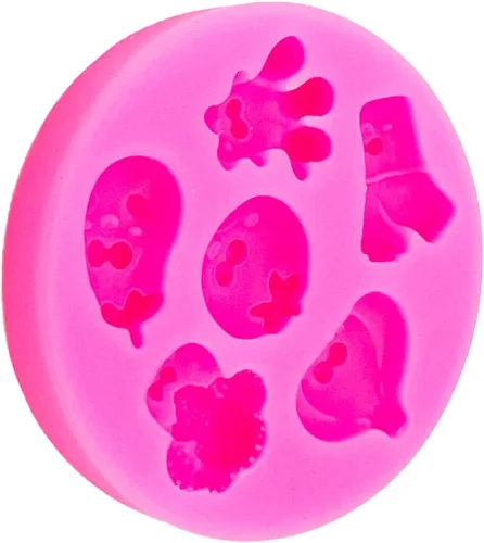 Vista 4 de Tomate Jengibre Ajo Brócoli Vegetal Frutas Tomate Molde de Silicona para DIY Dulces Postres Pasta de Goma Pudín de Cristal Cupcake Decoración