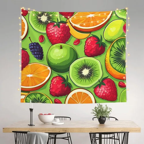 Vista 12 de VTCTOASY Tapiz de pintura de paisaje de universo, tapices para colgar en la pared para dormitorio, decoración del hogar, tapices estéticos