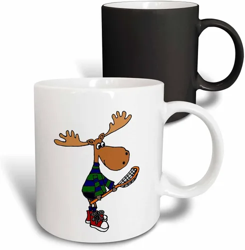 Vista 14 de 3dRose Taza, 15oz, Negro/Blanco
