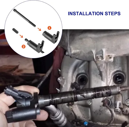 Vista 4 de Sporacingrts Herramienta de extracción de inyector 3418 compatible con Ford 6.7L F-250 F-350 F-450 F-550 2011-2018 Powerstroke Diesel