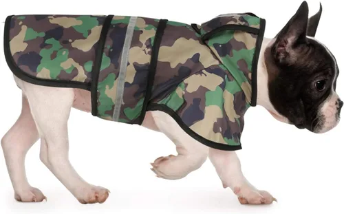 Vista 49 de HDE - Impermeable protector con capucha para perros y cachorros, tallas de la S a la XL (diseño de patos de goma, talla S)