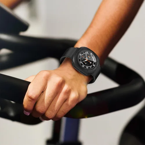Vista 7 de Amizee Paquete de 2 fundas protectoras de pantalla compatibles con Samsung Galaxy Watch Ultra (2025/2024) de 1.772 pulgadas, con protector de negro