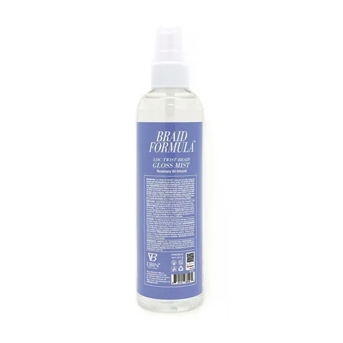 Vista 2 de EBIN NEW YORK Braid Formula Loc Twist Braid Gloss Mist - Aceite de romero, fortalecedor, hidratante, hidratante, niebla del cabello del cuero
