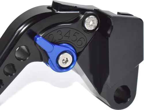 Vista 6 de Palanca de freno corta Palanca de embrague compatible con YAMAHA Fazer FZ-1 FZ-8 FZ-6 FZ-6R FZS600, aleación de aluminio CNC fabricada (negro)