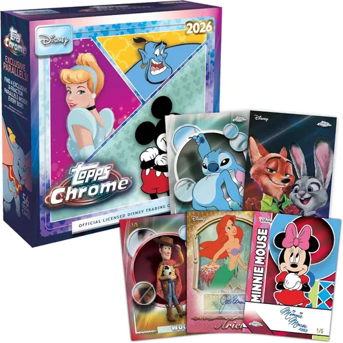 Vista 2 de Topps Chrome Disney 2026 - Sellado de fábrica - Mega Box