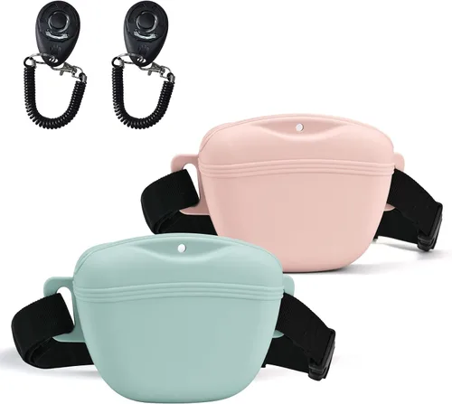 Vista 10 de AUDWUD Versión mejorada de bolsa de silicona para golosinas, sellado más apretado para evitar que los alimentos se caigan mientras caminas; viene