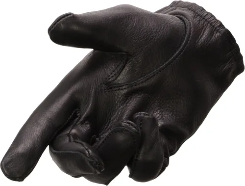 Vista 3 de Milwaukee Leather SH887 - Guantes de piel de ciervo para hombre, color negro