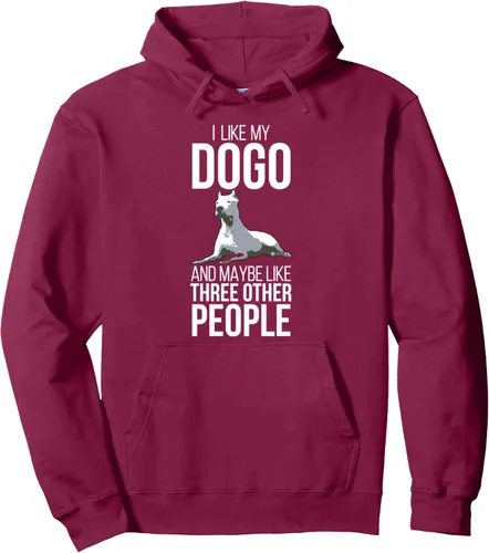 Vista 13 de Dogo Argentino Dog Pet Love Rescue Retro Hombres Mujeres Bark Pullover Hoodie