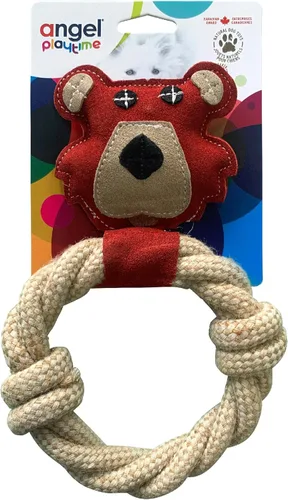 Vista 12 de Juguete de cuerda de hueso para perros, perfecto para perros XS - SM Juguetes duraderos para perros Estimulación interactiva y mental Hecho a