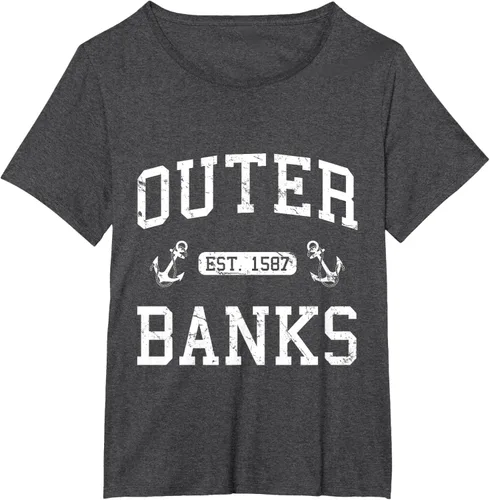 Vista 5 de Out-Banks NC North Carolina - Camiseta