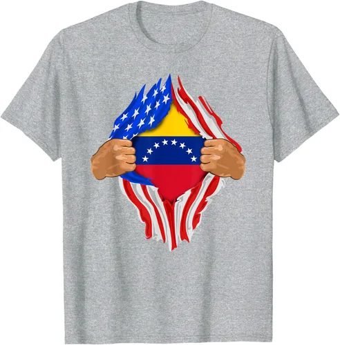 Vista 6 de Camiseta Venezuelan Blood Inside Me Regalo de la bandera de Venezuela, Blanco