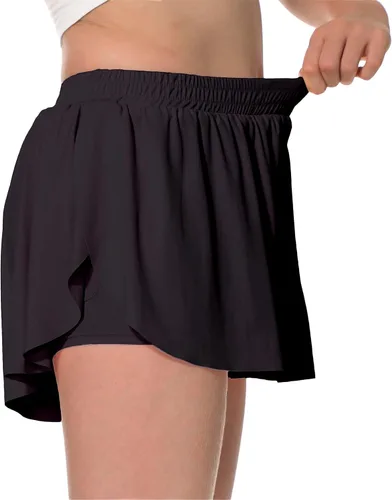 Vista 5 de 2 Pack Womens Butterfly Shorts Flowy Skirts 0-18, Preppy Tennis Golf Running Athletic Skort with Pockets