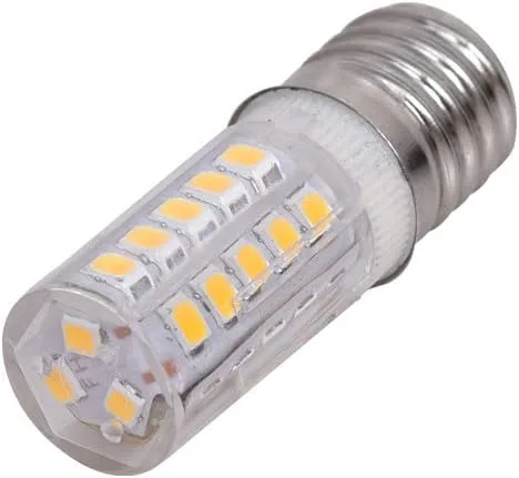 Vista 7 de Nobranded Bombilla LED E17, equivalente a bombilla halógena de 40 W, regulable, bombilla para microondas y máquina de fumar, AC110-130V 4W blanco