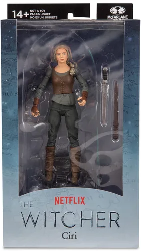 Vista 8 de McFarlane Toys Netflix The Witcher Ciri (Temporada 2) Figura de acción de 7 pulgadas con accesorios