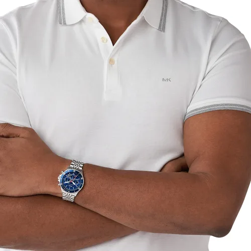 Vista 4 de Michael Kors Reloj cronógrafo de acero inoxidable Bayville