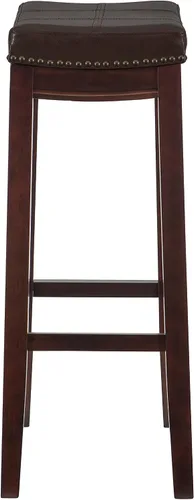 Vista 9 de Linon Decoración del hogar Kingston, 32 x 18.75 x 13.25 pulgadas, número de modelo: 55816BRNPU-01-KD-U