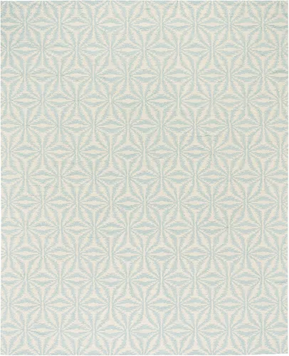 Vista 22 de Dash & Albert Ashmore - Alfombra de lana micro enganchada a múltiples manos, 2 x 3 pies, patrón geométrico multicolor