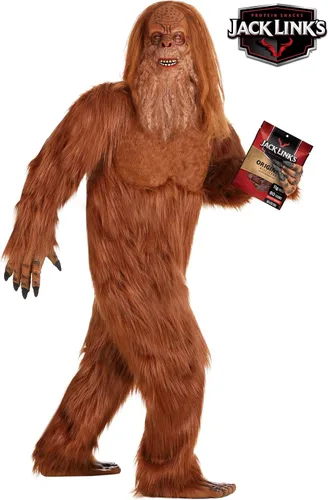 Vista 2 de Jack Links - Disfraz de Sasquatch para adultos Marrón