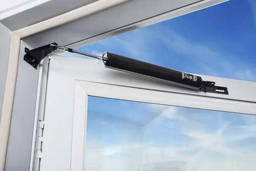 Vista 6 de Wright Products - Pantalla neumática ligera y cierrapuertas de tormenta, negro